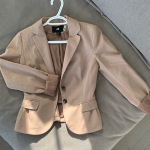 H&M Blazer with polka dot lining